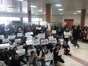 MAdani University Tehran Protest